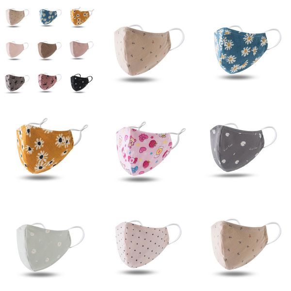 

mouth face 100% mask mask cartoon kids cotton washable reusable mask with filter dus 8t5i