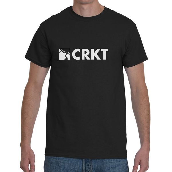 

new crkt logo hissatsu black fixed blade knife t-shirt size s-3xl