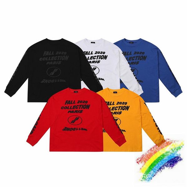 

long sleeve t shirt men women 1 quality hip-hop 3d foaming printing t-shirt tees, White;black