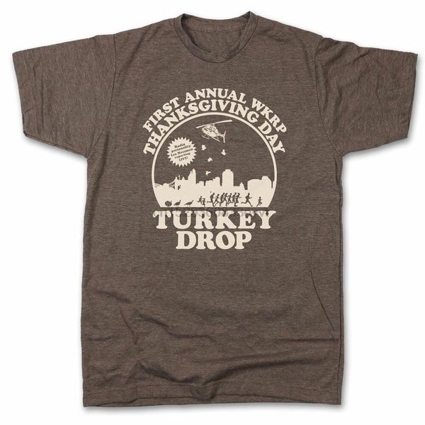 

the original wkrp turkey drop t-shirt