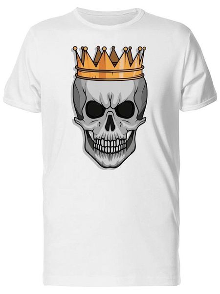 

cool grunge evil king skull men's tee -image by street tee shirt