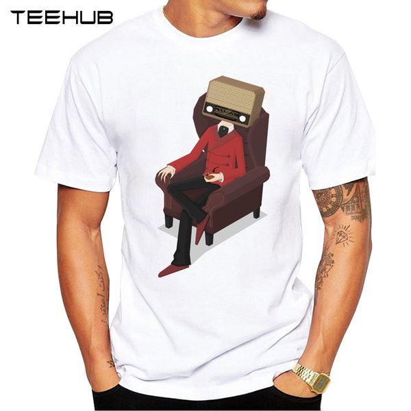 

2019 teehub men's fashion radio head printed t-shirt short sleeve novelty design cool tee