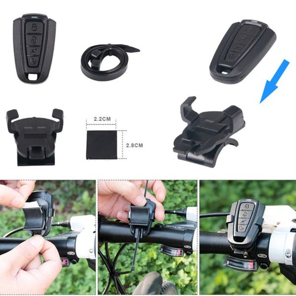 

a6 a3 tail light usb charging mountain bike wireless intelligent remote control anti-theft alarm horn riding