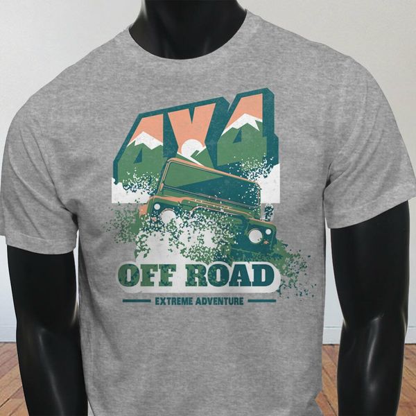 

4x4 trucks off road big truck wheels mountains mens 2019 summer brand men's homme brand clothing for men print tee shirt homme