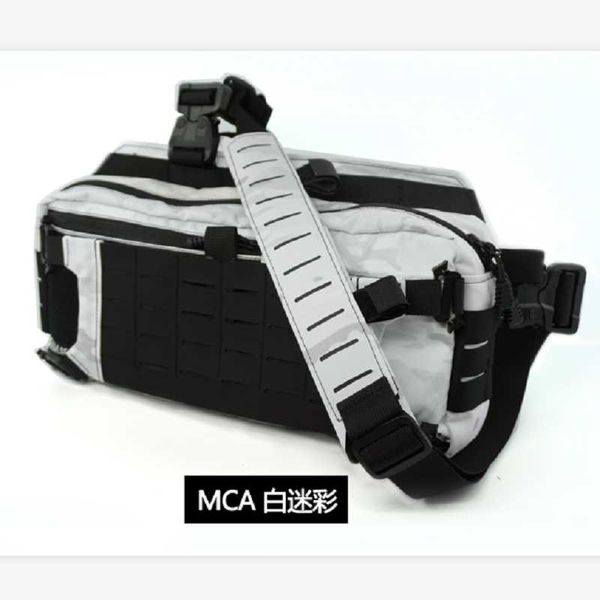 

dmgear original 421x multi-functional nylon fabric tactical chest hanging fashion bag, Black;gray