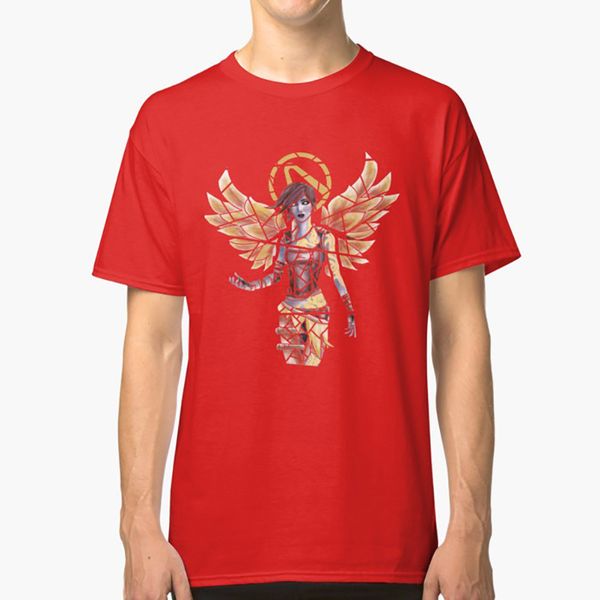 

light of the firehawk t shirt borderlands lilith siren firehawk stained glass video games