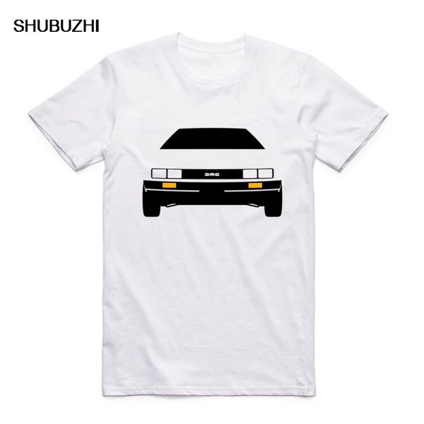 

fashion men print dmc delorean funny t-shirt o-neck short sleeves summer style streetwear cool back to the future tees