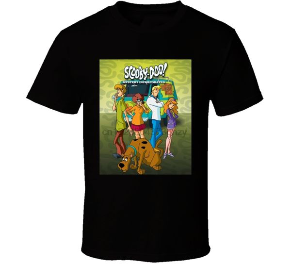 

новый scooby doo аниме кино и тв шоу poster mens t-shirt размер одежды s-2xl новый мужской смешной tops футболочку