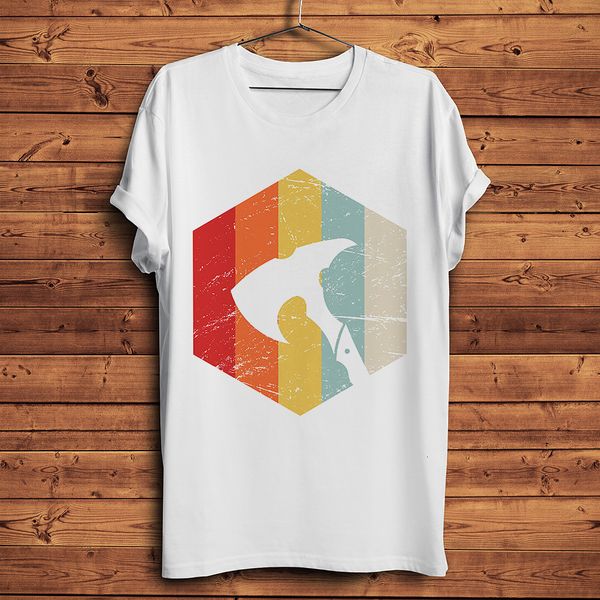 

ретро викинг ах иконка смешно тенниска мужчина лето новой белой случайная ьотта круто стрит футболка