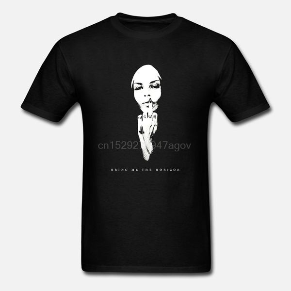 

bring me the horizon men nun finger t-shirt печать футболки лето