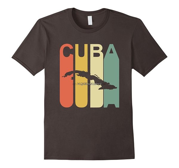 

short sleeve t shirts man clothing cuba special souvenir with vintage map t-shirt