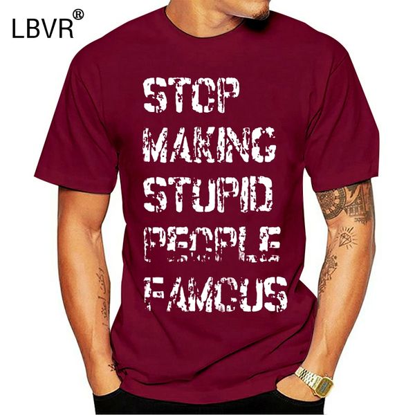 

smaking stupid people famous mens t-shirt clothing