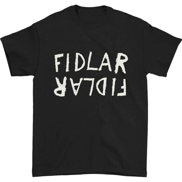 

fidlar men's перелистывание logo t-shirt черный спортивные клубы фитнес tee shirt