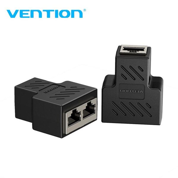 

vention rj45 splitter 1 to 2 rj45 splitter network adapter female network extender extension connector for lapethernet cable