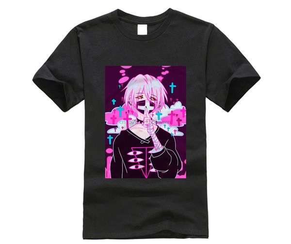 

t-shirt anime manga boy japan punk pastel goth gasmask gasmaske
