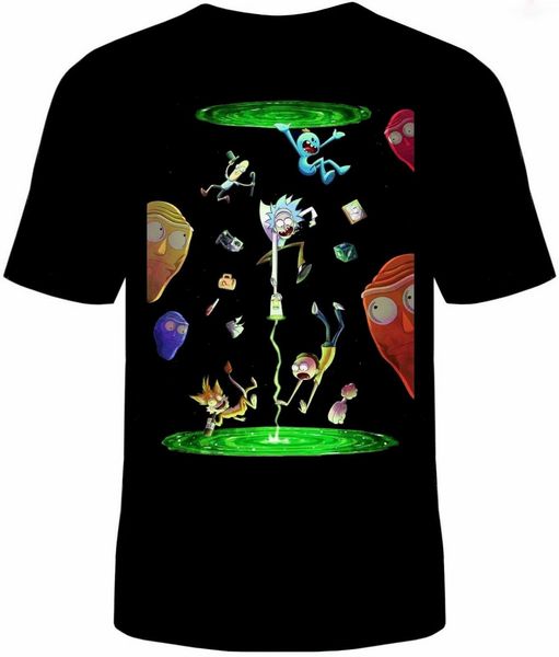 

portals t-shirt funny tv big heads sizes meeseeks new cotton tee shirt breathable