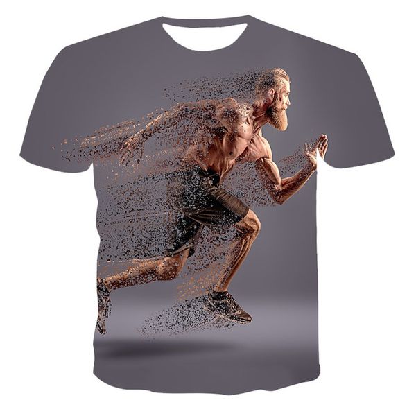 

summer anime new creativity skull print the 3d print shirts anime funny comics men clothing