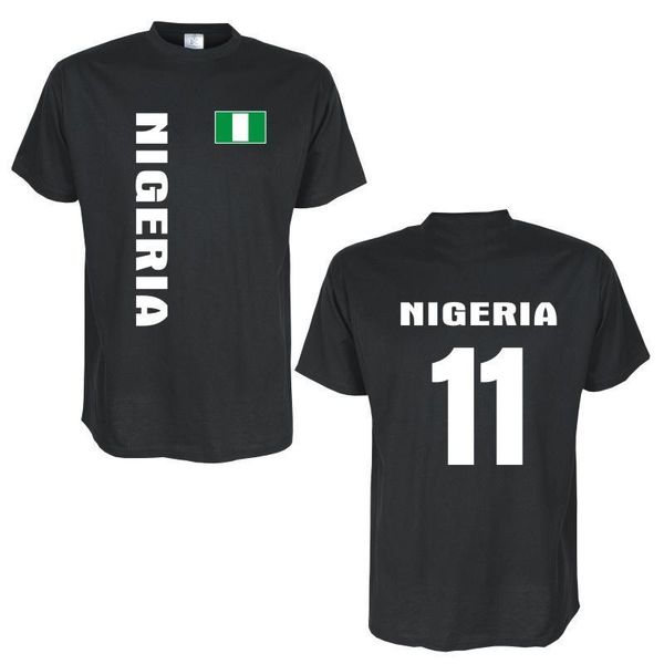 

2019 t-shirt nigeria lander flagshirt mit ruckennummer tee shirt