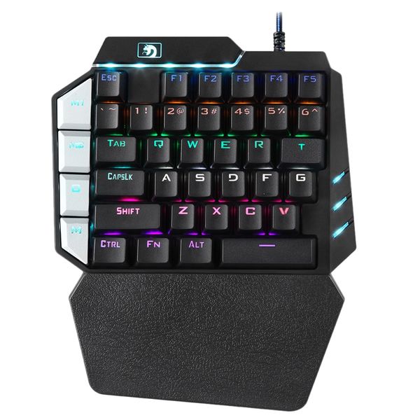 

k109 cool gaming gaming keyboard, one-hand mechanical keyboard for pug mobile games, left keyboard, pc laptop