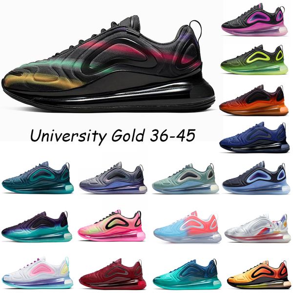 

new mens training running shoes university gold triple white red tones psychic powder womens sports running shoes size 36-45