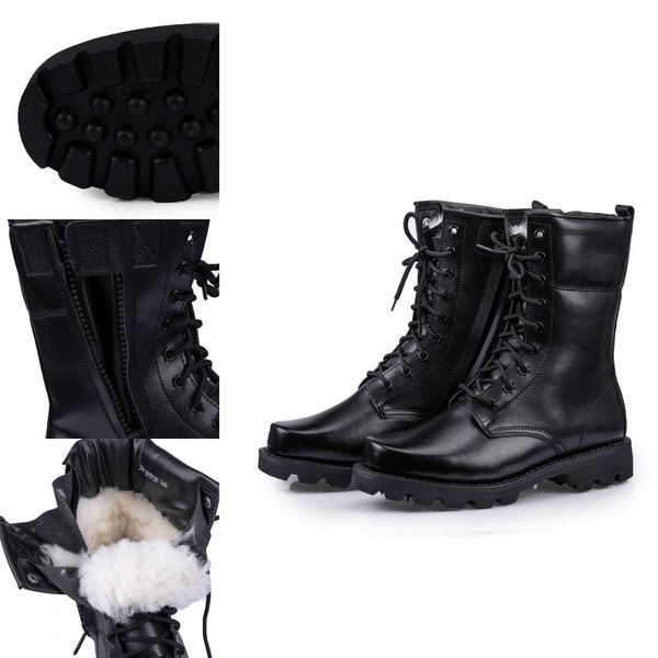 

lightweight outdoor men's tactical shoes high-tactical boots black combat army winter snowboots hiking sports sneakers mountain od0007