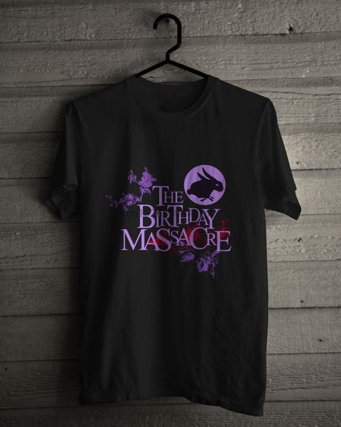 

pop cotton tee short sleeve crew neck mens cool the birthday massacre style t shirt