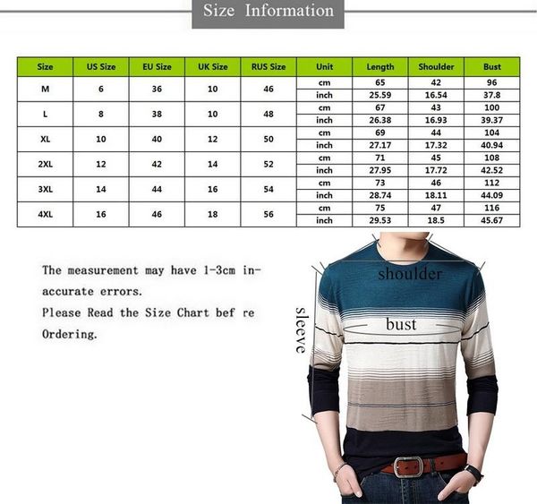 

2020 men s autumn winter striped knitted sweater slim round neck sweaters men casual athleisure fashion knitwear003, White;black