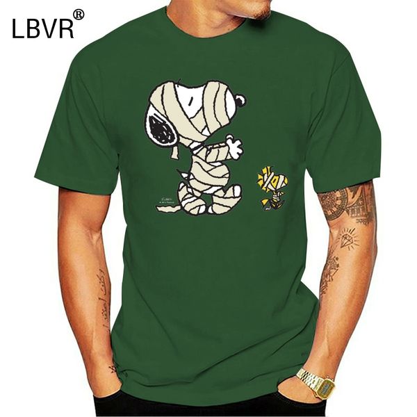 

арахис вудсток мумия смешные хеллоуин костюм черная футболка peanuts s-3xl повседневный печати мода tee shirt