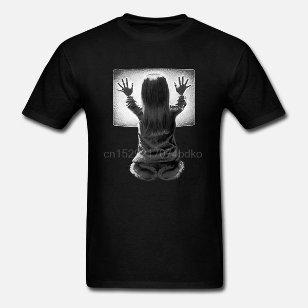 

new summer slim tee shirt men& t-shirt poltergeist horror movie