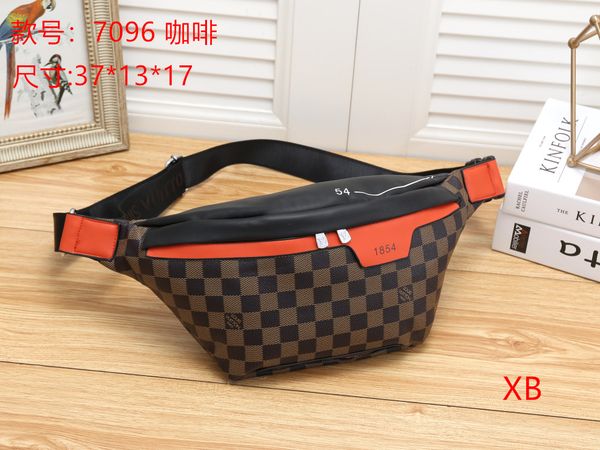 

7096 louis quality women waist bags clutch wallet female shoulder bag messenger bags ladies cosmetic bags handbag purse, Black;brown