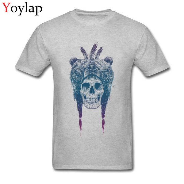 

dead shaman skull fashion t shirt xxl men's novelty design 100% cotton short sleeve leisure & tees