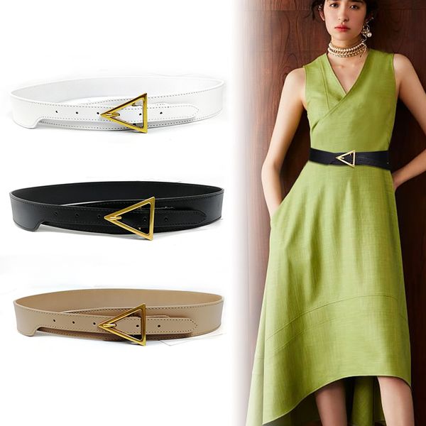 

designer belts for women genuine leather belt dress cummerbunds 2020 fashion waistband ceinture femme luxury riem, Black;brown