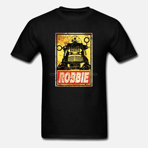 

мужчины тенниска robbie робот фильмы t shirt печатные футболки тройники верхней