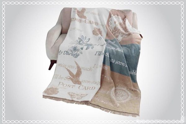 

aksu single cotton blanket fleece winter duvet cover bedspread blanket knitting couch cover thick bedspread