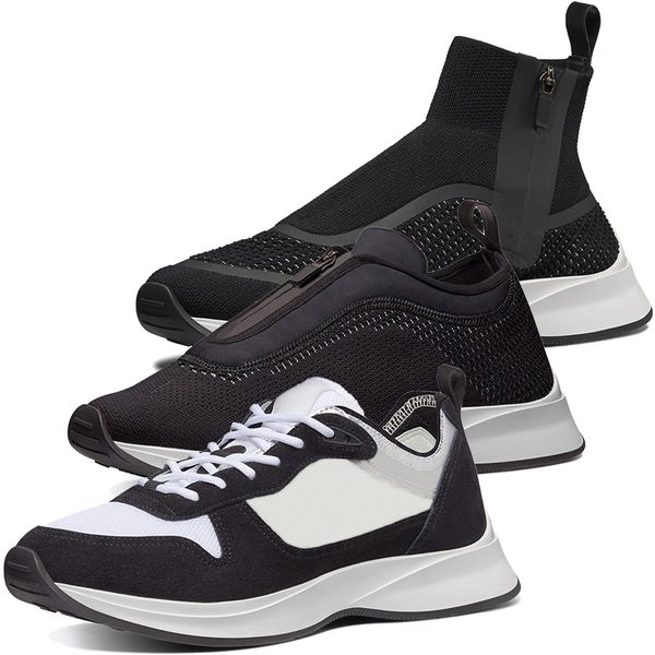 

new b25 low-high-basse haute runner sneaker black white neoprene and mesh men's running shoes b24 french women pink trainers shoes