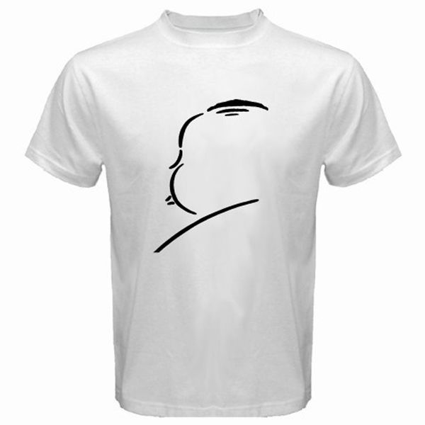 

new alfred hitchcock crime master icon logo men's white t-shirt size s to 3xl print t shirt summer style tee plus size