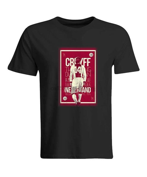 

johan cruyff netherlands football soccer men's t-shirt