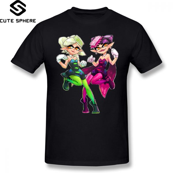 

splatoon t shirt splatoon sister t-shirt short-sleeve 100 percent cotton tee shirt funny streetwear graphic man plus size tshirt