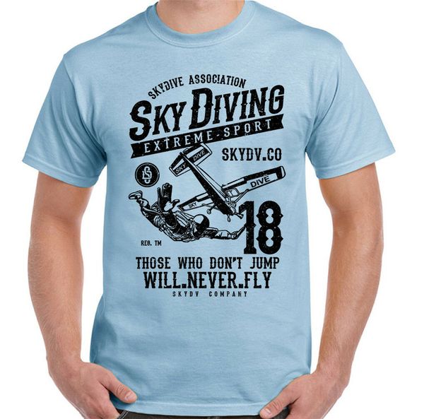 

skydiving extreme sports man fall t-shirt skydive para regiment new trends tee shirt