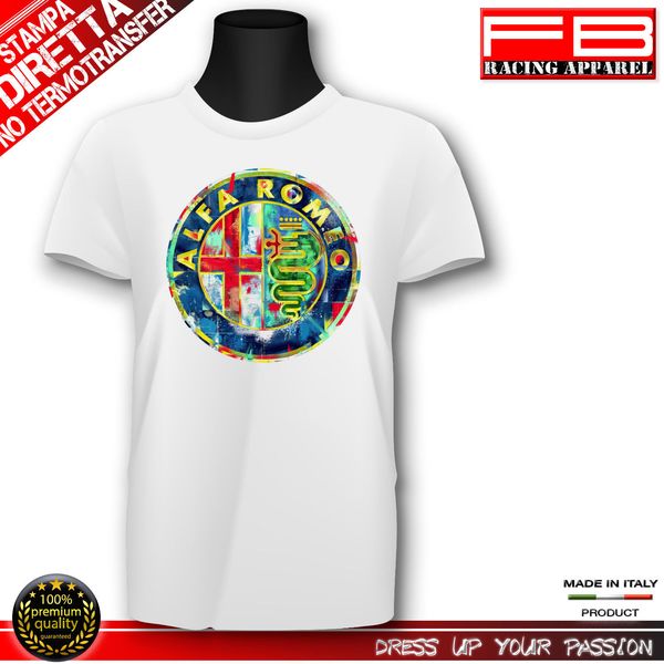 

2019 fashion maglietta italian car fans giuglia giuglietta stelvio 4c mito spiderart tee shirt tee shirt