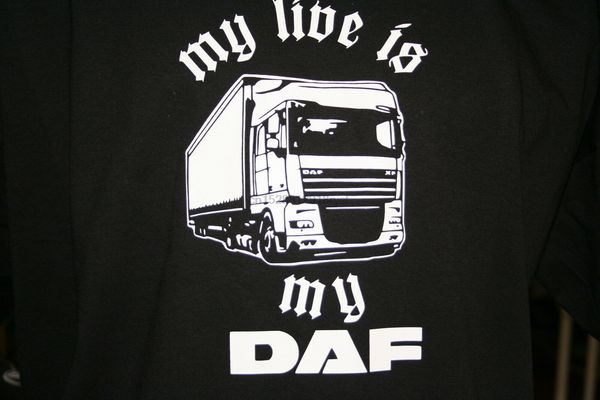 

trucker t-shirt daf