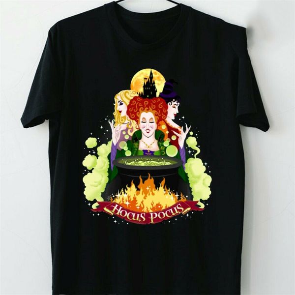 

hip hocus pocus black t-shirt black halloween gift shirt cotton s-3xl new cool gift personality tee shirt
