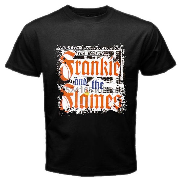 

frankie & the flames rock group #d01 men black t shirt s to xxl