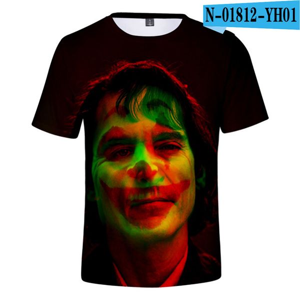 

haha joker smile print crewneck mens summer clothing 3d print shirts anime horror aesthetic men clothing