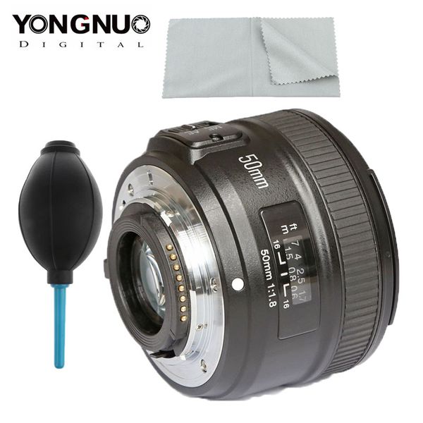 

yongnuo yn50mm f1.8 объектив для nikon d800 d300 d700 d3200 d3300 d5100 dslr камеры объектива для canon eos 60d 70d 5d2 5d3 600d оригинал
