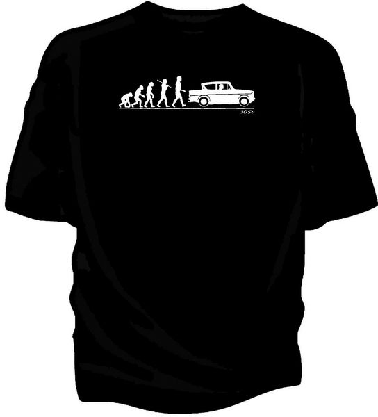 

anglia 105e evolution of man классический автомобиль t-shirt