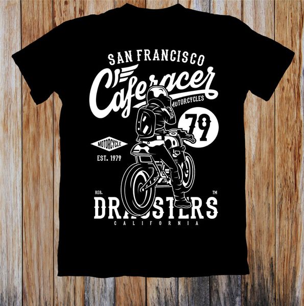 

сан - франциско caferacer мужская футболка новые тенденции tee shirt