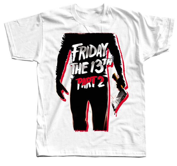 

пятница 13-й белый футболка jason voorhees horror размеры s-3xl хлопок v3 мужской сыпучие fit tee shirt