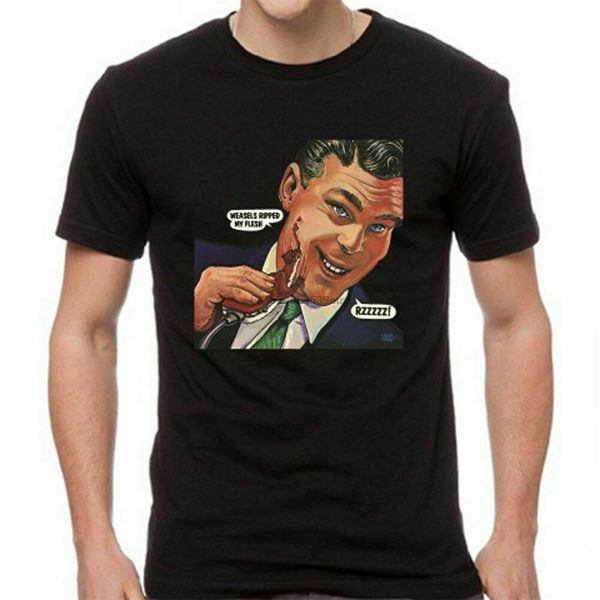 

frank zappa weasels ripped my flesh mens black tshirt размер s m l xl 2xl 3xl новый мужской смешной tops футболочку