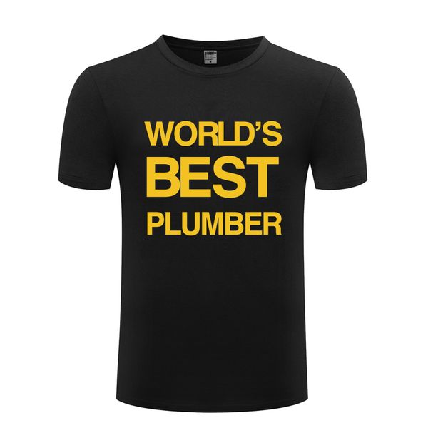

world's plumber funny men's t-shirt t shirt men 2018 new short sleeve o neck cotton casual tee